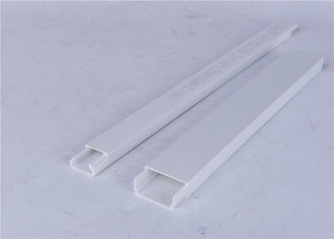 Green Level PVC Extrusion Profiles , Customized Plastic Wiring Duct