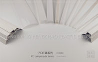 Rigid Plastic Extrusion Profiles For LED Diffuser / Lampshade / Light Cover